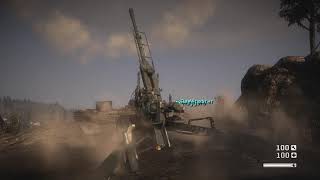 Battlefield Bad Company - Chapter 1: Protect Juno Convoy: Man Artillery Gun Shell Incoming Vehicles