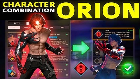 Orion Best Character Combination 2024 | Best character combination in Free Fire | Orion ability 2024