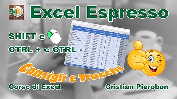 Spostare il contenuto di più celle  - Excel Espresso