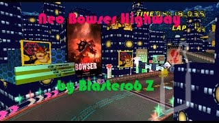 [MKWII] Neo Bowser Highway (Moonview Highway Texture) V1.0 by Blastero6 Z 