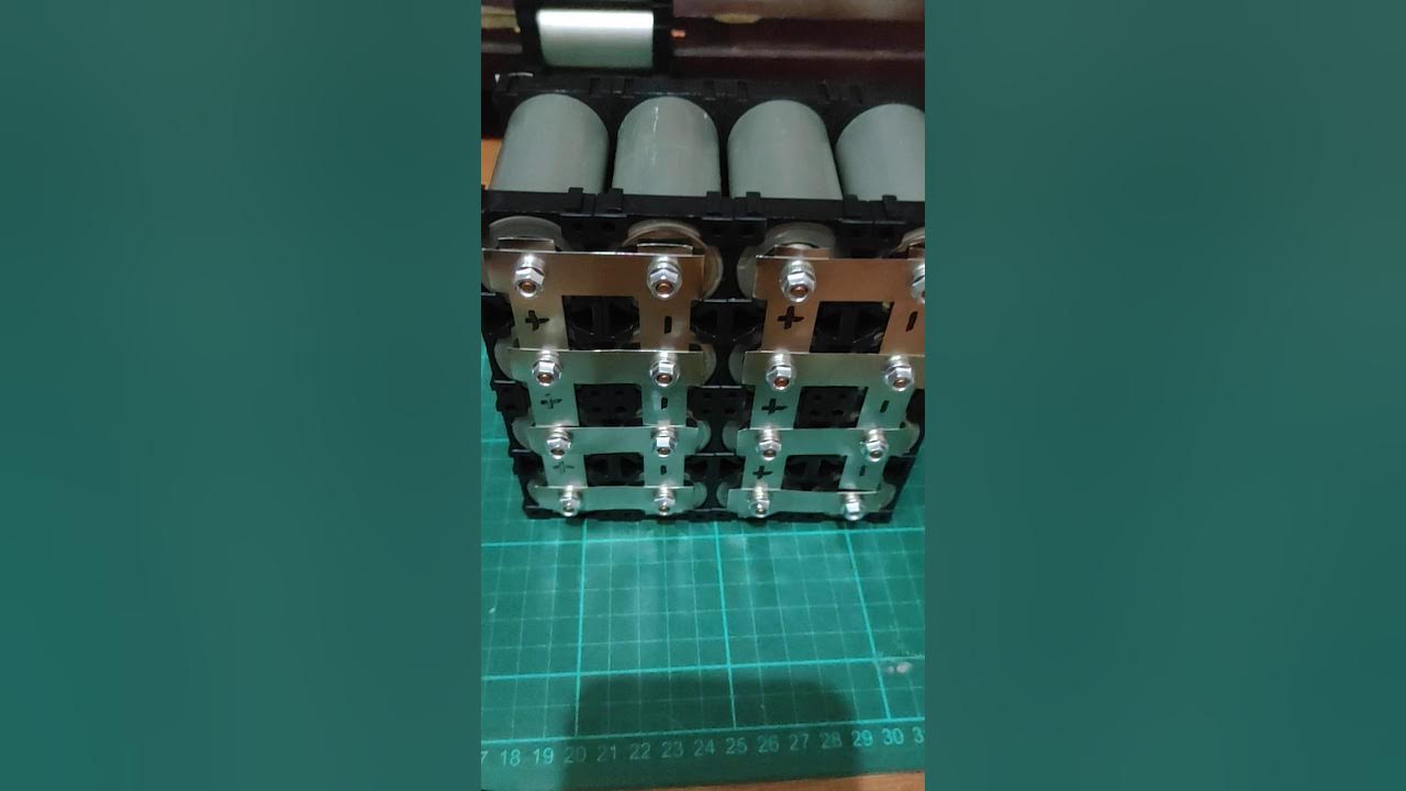 Lifepo4 4S4P connection - YouTube