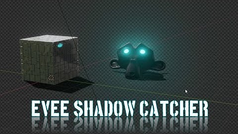 blender 2.8 tutorial: Evee shadow catcher