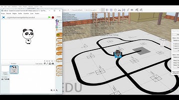 Makeblock Mbot Simulator Çizgi İzleyen ve Engel Algılayan