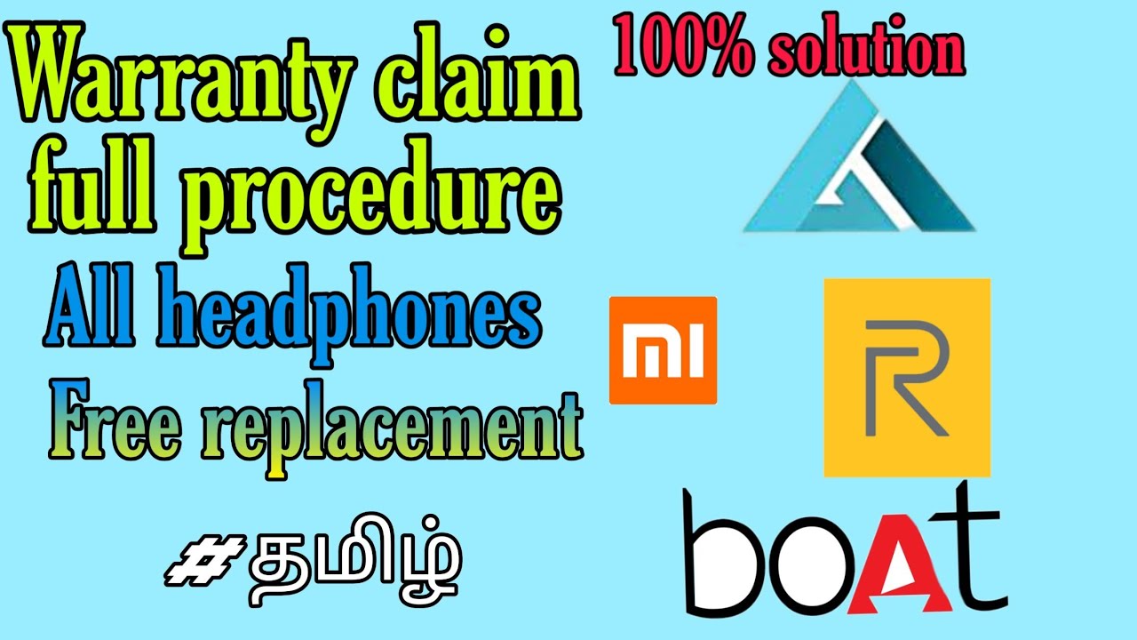 How to claim warranty on all headphones full procedure in TamilHow to