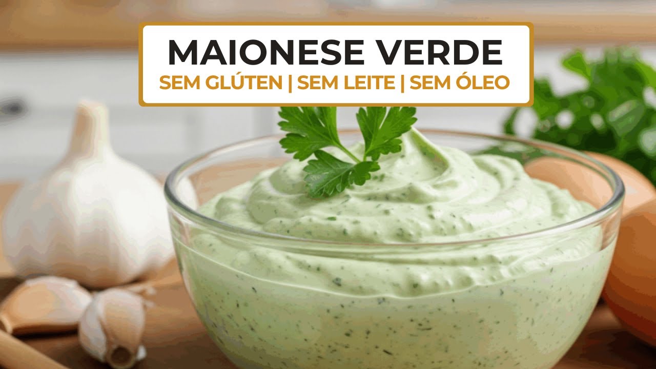 A MELHOR MAIONESE SEM ÓLEO | SEM LEITE  | Chef Sandra Freitas