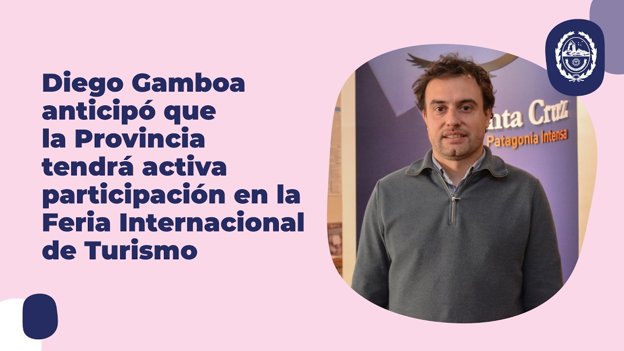 Diego Gamboa anticipó que la Provincia tendrá participación en la Feria Internacional de Turismo