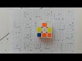 Rubix cube art tricks slow motionpuzzle solve trickcube puzzle solution step 3