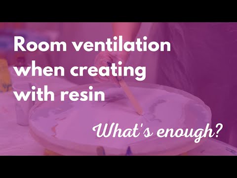 Room ventilation when working with epoxy resin - what's enough?