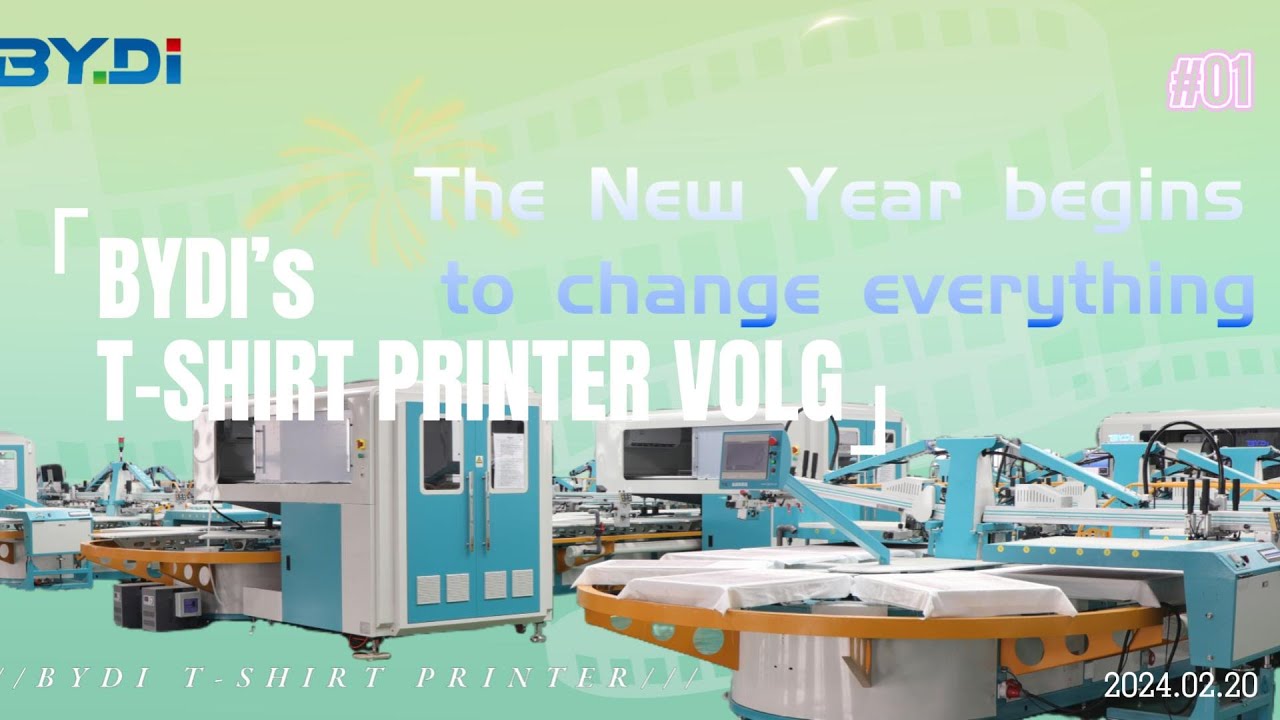 BYDI‘s T-shirt industry direct injection digital printing machine# ...