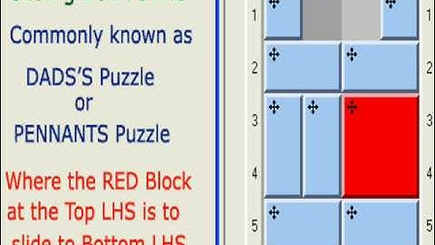 Two more Sliding Block Puzzles by chandru arni