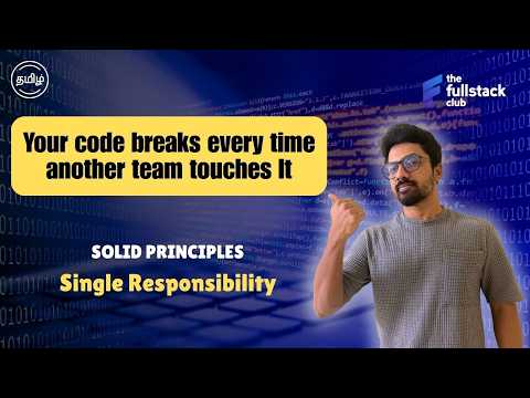 Single Responsibility Principle explained | SOLID principles | Java | Tamil