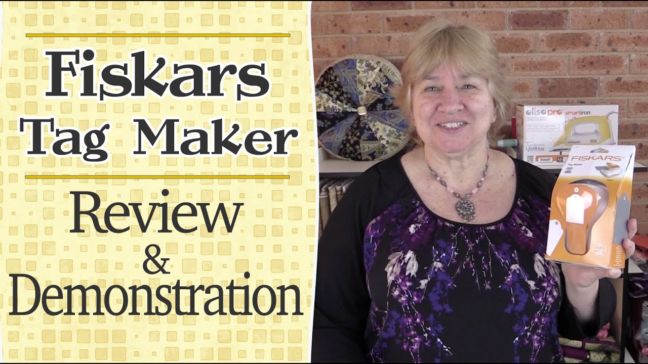 Fiskars Tag Maker Punch & Eyelet Setter - Review and Demonstration