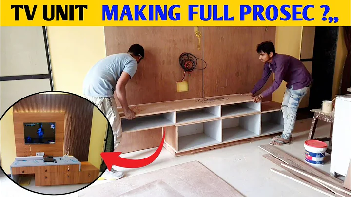 How To Make tv unit | टीवी यूनिट कैसे बनाएं | tv_unit making full prosec | tv unit design