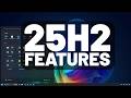 Windows 11 25H2 November 2025 Update NEW Features and Hidden Changes – KB5067036 (Build 26200.7015)