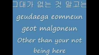 Because I Miss You그리워서-Jung Yong Hwa-Hangul,Romz,Eng Lyrics.