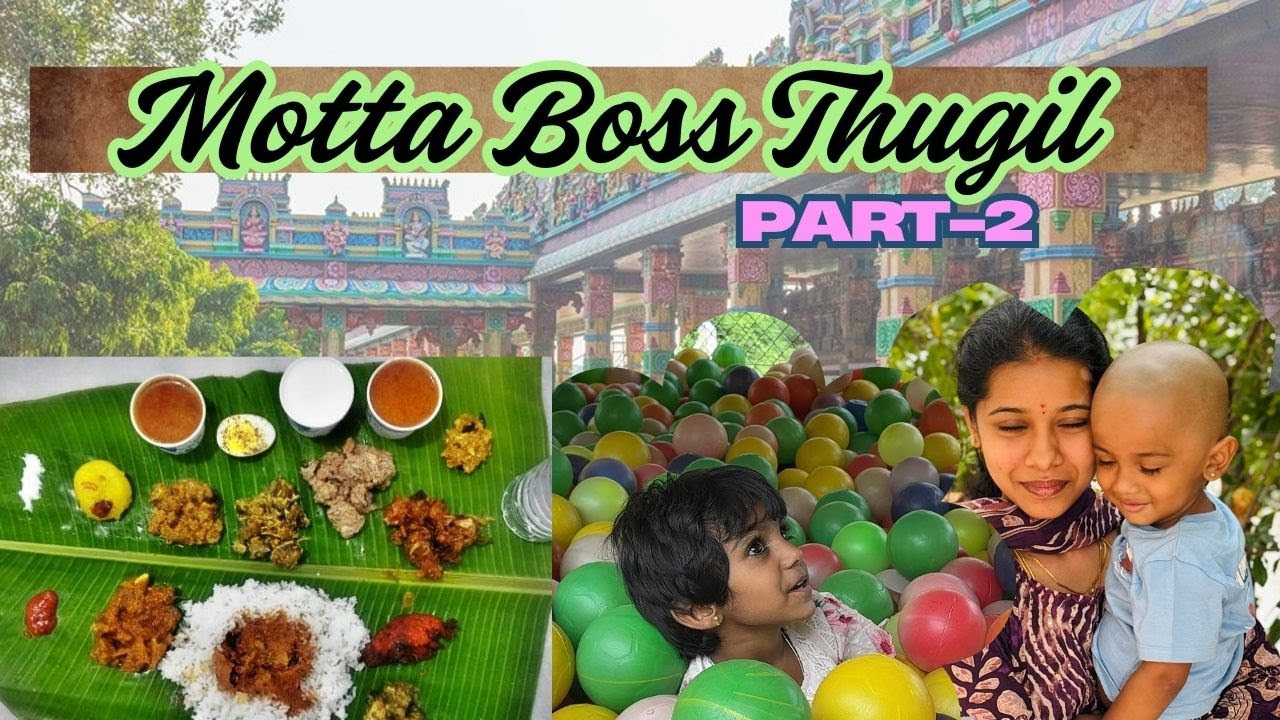அத்தை மடியில் மொட்டை❤️கிடா விருந்து  part 2/Thugil’s 2nd Mottai @Bannari Amman Temple 🙏