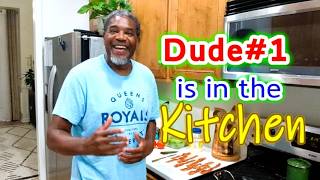 DUDE#1 IS IN THE KITCHEN | IT'S A BLT KINDA NIGHT | HE MAKES THE BEST SANDWICHES! | DINNER CHIT CHAT