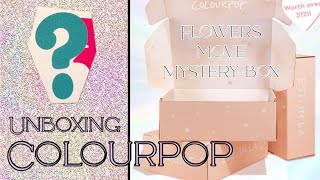 Colourpop Flowers moves mystery box unboxing 🩷