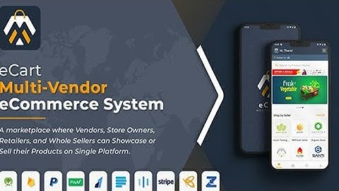 eCart – Multi Vendor eCommerce System Android Studio