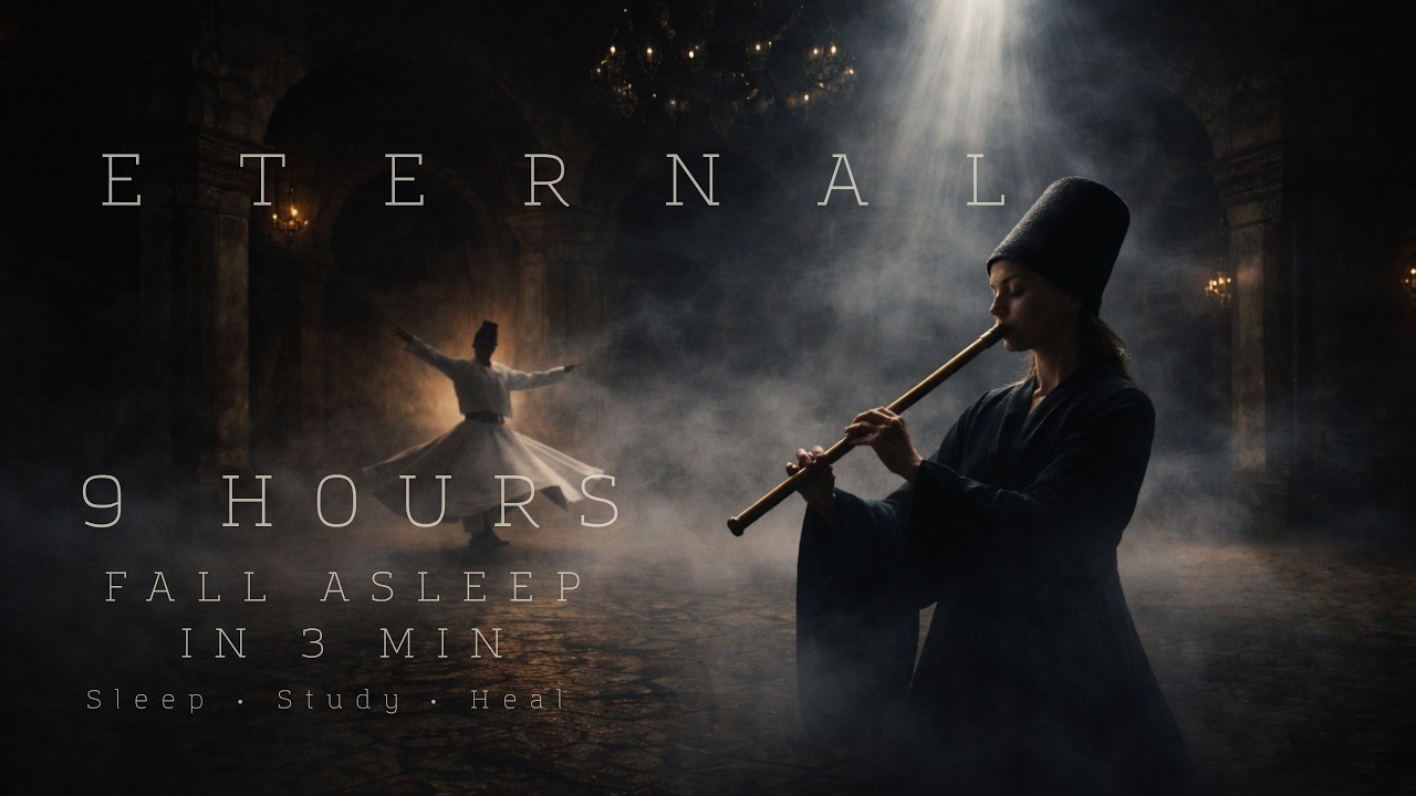 ETERNAL - 9 Hours Turkish Ney Meditation | Deep Sleep, Healing & Peace | 432Hz