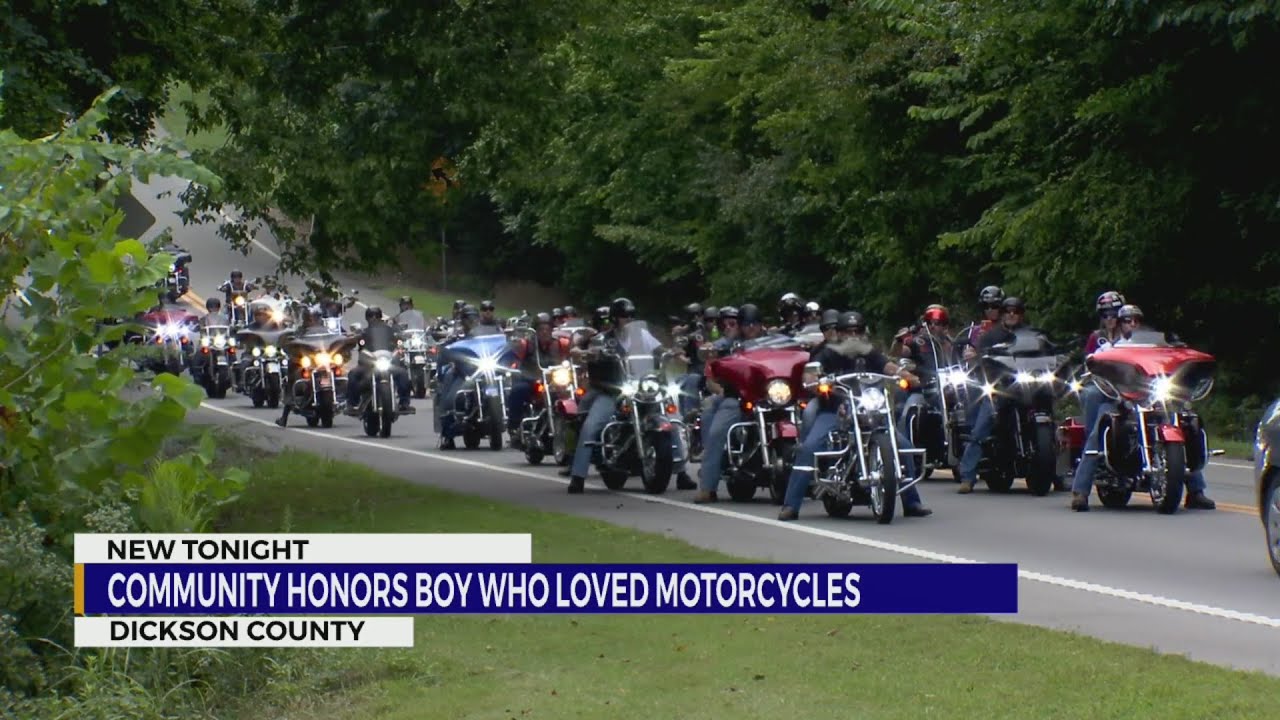Community honors boy killed in Waverly flooding by having motorcycle