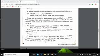 Subquery part 2