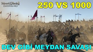 250 VS 1000 YOK BÖYLE BİR SAVAŞ | Mount & Blade II: Bannerlord Türkçe 8. Bölüm