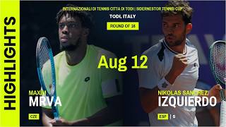 Maxim Mrva vs Nikolas Sanchez Izquierdo Highlights | Todi 2026 Round of 16