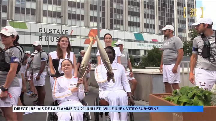 France TV Paris 2024 - Relais de la flamme olympique - 21 juillet 2024