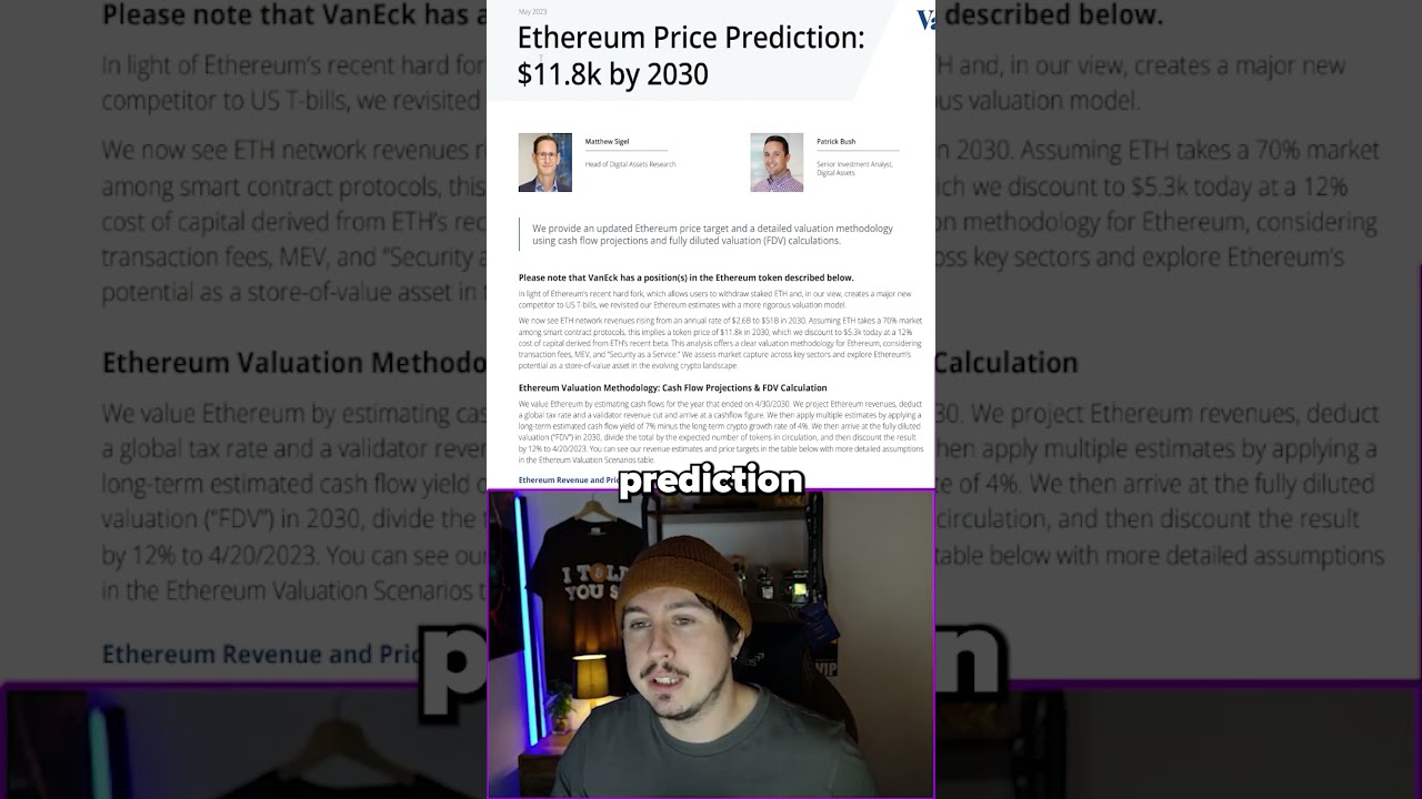 HOW HIGH CAN ETHEREUM GO BY 2030??! 🔥 #crypto #eth #trading - YouTube