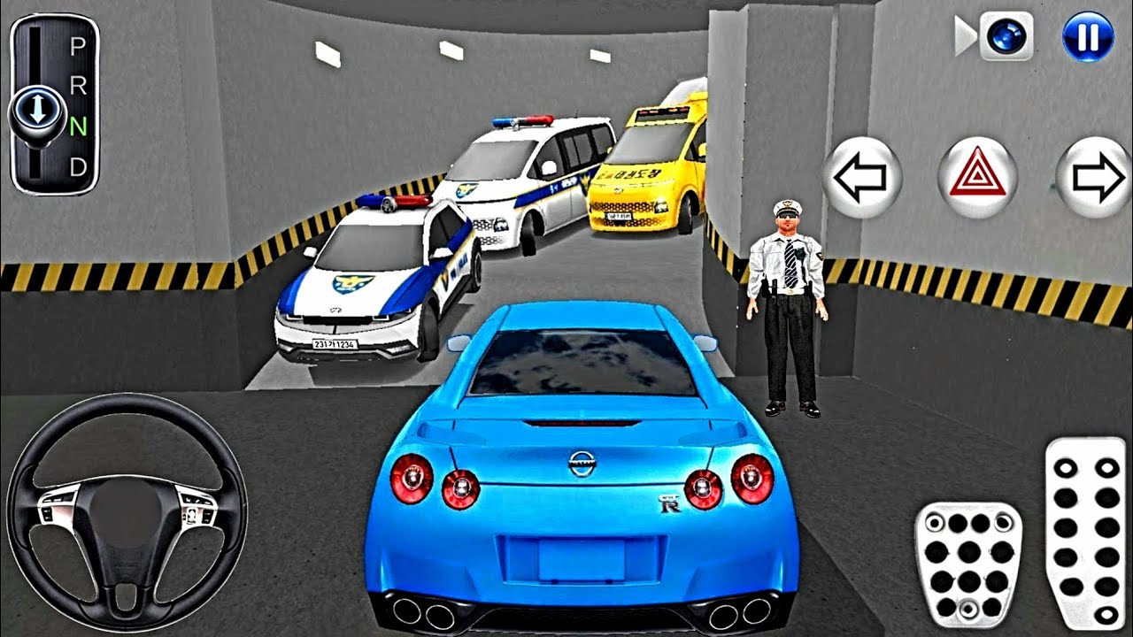 New Nissan GTR R35 car Stuck in Parking Garage - 3D Driving Class Game Play - Car Game Android iOS