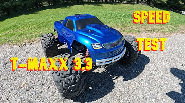 Traxxas T-Maxx 3.3 Off-Road Speed Test