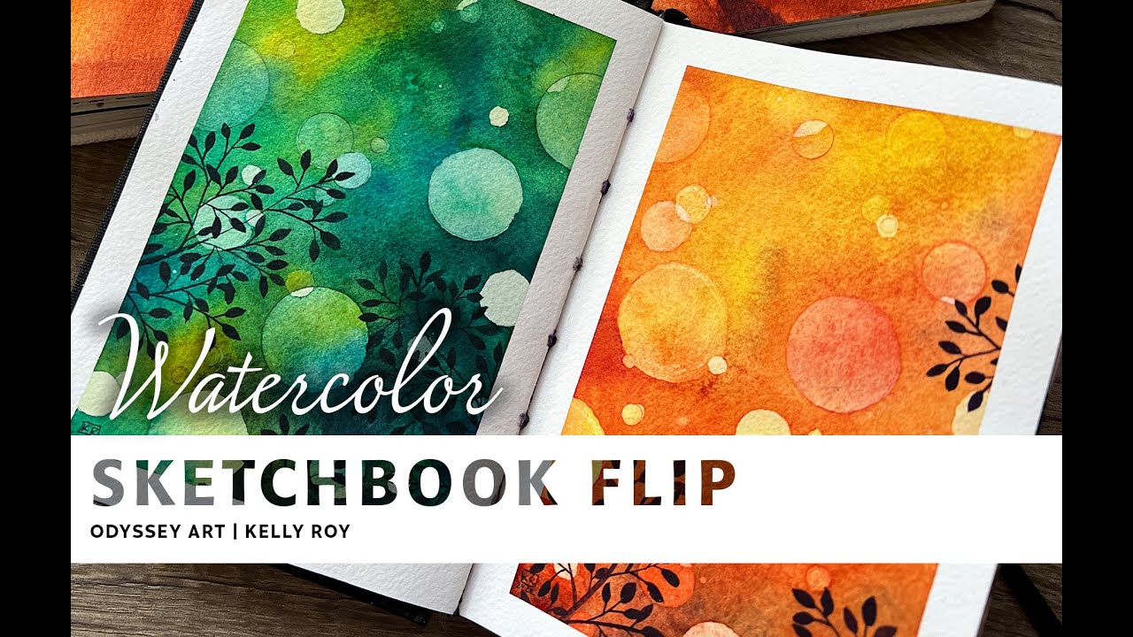 Sketchbook Flip - Hahnemühle A6 100% Cotton Watercolor Sketchbook 