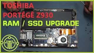 Upgrade the Toshiba Portege Z930 Laptop