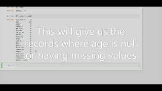 EDA (Exploratory Data Analysis) - Finding and Removing missing values from the dataset in Python.