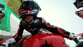 Pecco Bagnaia ride Ducati Panigale V4 - pure sound video