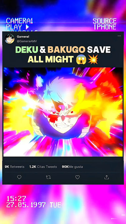 DEKU & BAKUGO save ALL MIGHT 😱💥 | MHA Final Season 8 #myheroacademia #edit #amv #anime