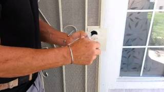 How to with Clint and Dana; Security Screen Door Installation
