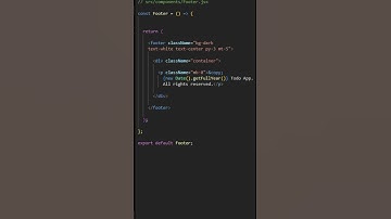 Footer.jsx file || react router footer using react vite in spring boot project