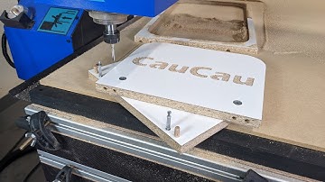 Front T-Slot Table and How to Make CAM LOCKS on CNC Router H3000BIG by CauCau CNC1