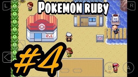 Lets play pokemon ruby - part 4 - Delivering Devon goods