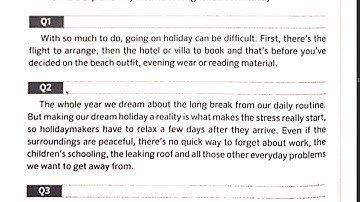 Multilevel reading part 3 exercise 3