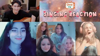 parah Cewek Cantik Ini Mengira Aku Orang Swiden Singing Reaction Ometv