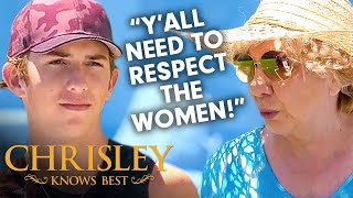 Nanny Faye Teaches Grayson & His Friends About Respect | Chrisley Knows Best | USA Network