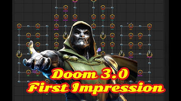 Doom 3 - My First Impression on Mystic, Mutants, Skill Nodes | Marvel Strike Force - Free to Play
