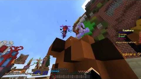 Diamond Rank kid hacking in cubecraft eggwars!!!