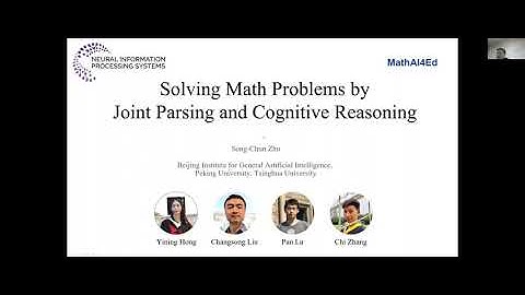 Solving Math Problems by Joint Parsing and Cognitive Reasoning - Professor Song-Chun Zhu