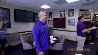 K-State Band Welcomes Head Coach Bruce Weber