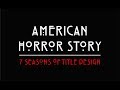 Американская история ужасов | American Horror Story - Все заставки в одном видео