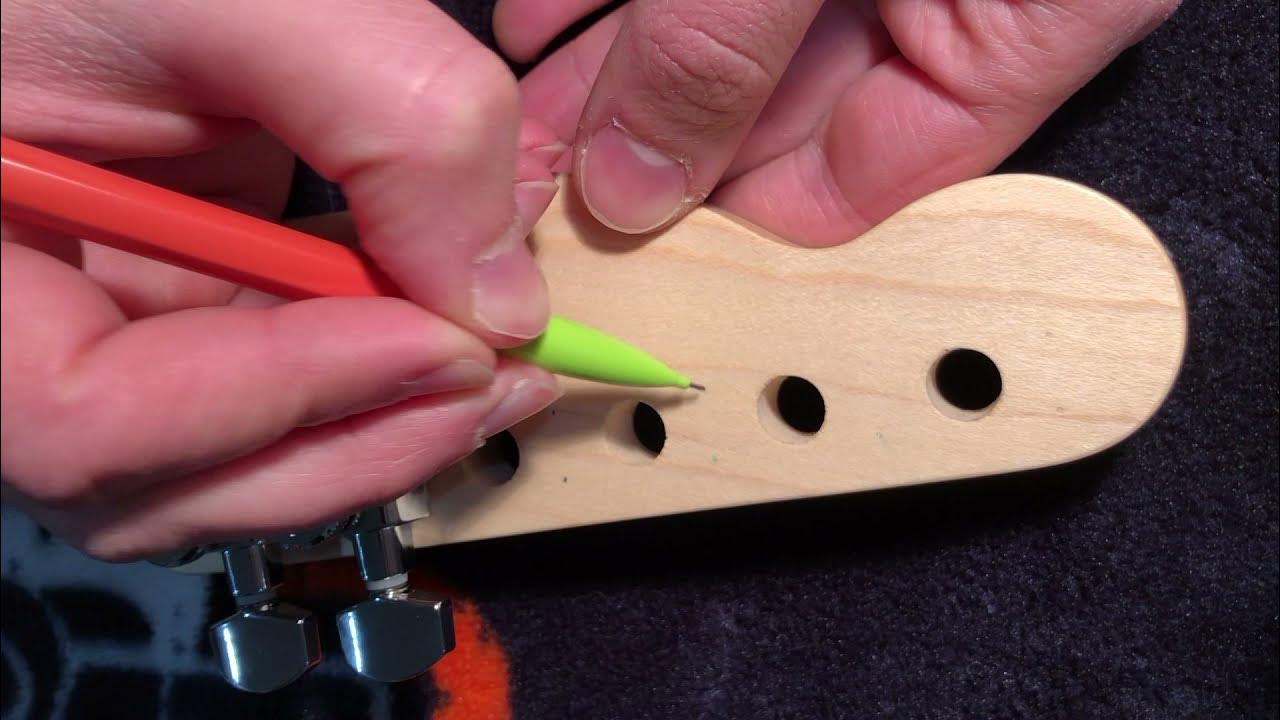 How to add Fender locking tuners to a brand new neck YouTube